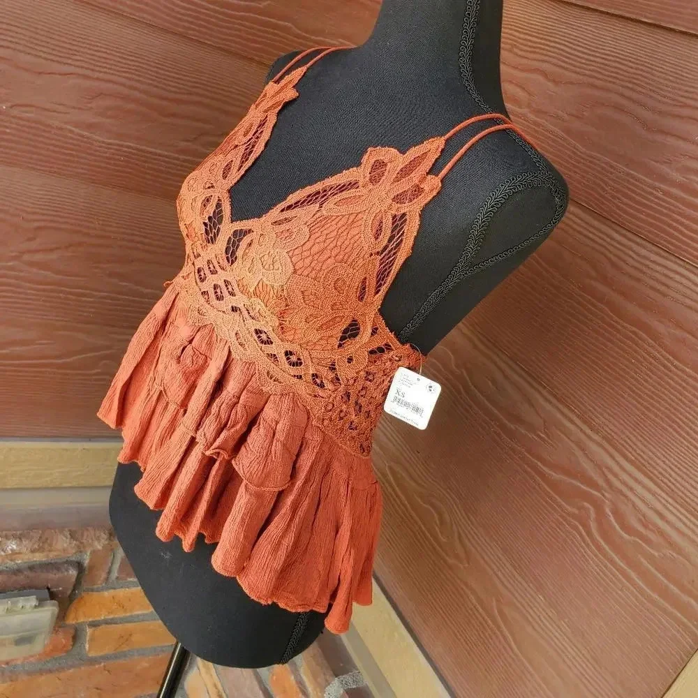 NWT Free People Adella Winding Road Cami Tank Top Size XS